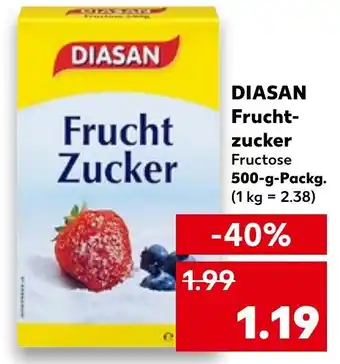 Kaufland Diasan Fruchtzucker 500 g Packg. Angebot