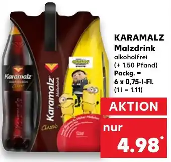 Kaufland Karamalz Malzdrink 6x0,75 L-Fl. Angebot