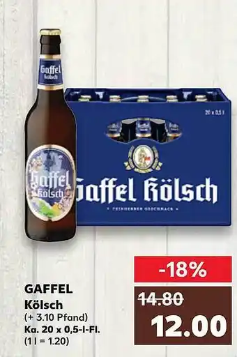 Kaufland Gaffel Kölsch Angebot