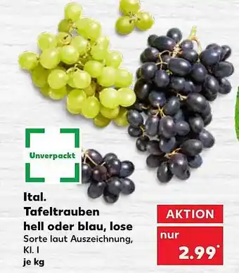 Kaufland Tafeltrauben Hell Oder Blau, Lose Angebot