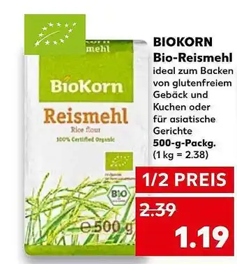 Kaufland Biokorn Bio-reismehl Angebot