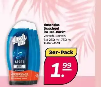 NETTO Duschdas Duschgel Im 3-er-pack Angebot