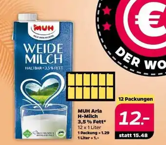 NETTO Muh Arla H-milch 3,5 Fett Angebot