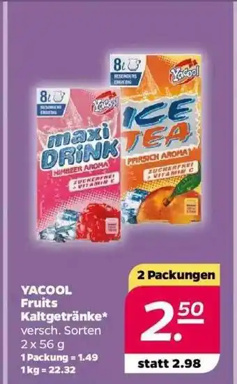 NETTO Yacool Fruits Kaltgetränke Angebot