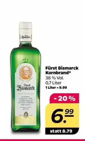 NETTO Fürst Bismarck Kornbrand Angebot