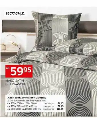 XXXLutz Mako Satnin Bettwäsche Angebot