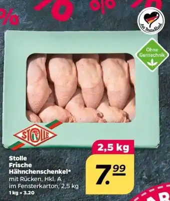 NETTO Stolle Frische Hähnchenschenkel 2,5 kg Angebot