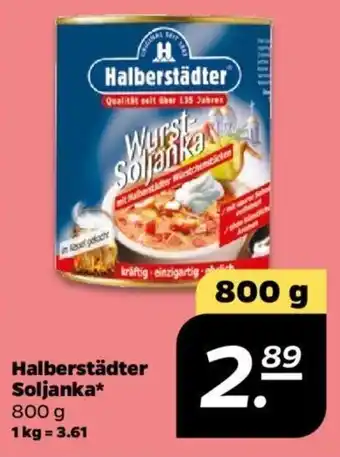 NETTO Halberstädter Soljanka 800 g Angebot