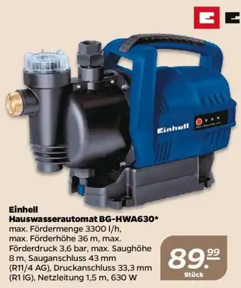 NETTO Einhell Hauswasserautomat BG-HWA630 Angebot