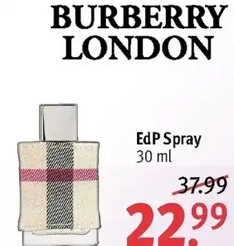 Rossmann Burberry London EdP Spray 30ml Angebot