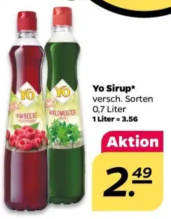 NETTO Yo Sirup 0,7 Liter Angebot