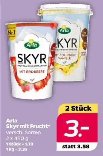 NETTO Arla Skyr mit Frucht 2 x 450 g Angebot