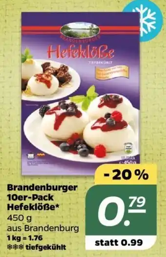 NETTO Brandenburger 10er Pack Hefeklöße 450 g Angebot