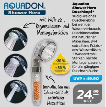 NETTO Aquadon Shower Hero Duschkopf Angebot