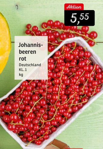 KONSUM Johannisbeeren rot Angebot