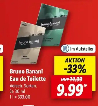 Lidl Bruno banani eau de toilette Angebot