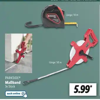 Lidl Parkside maßband Angebot