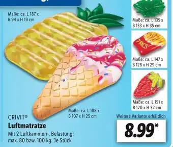 Lidl Crivit luftmatratze Angebot