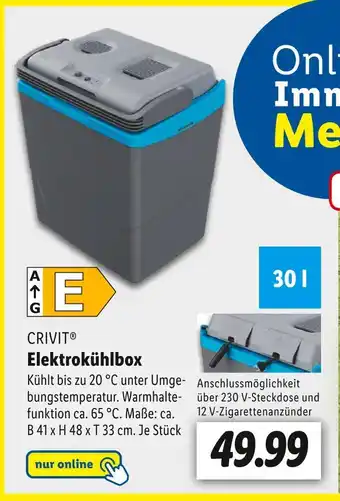 Lidl Crivit elektrokühlbox Angebot