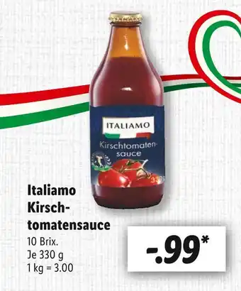 Lidl Italiamo kirschtomatensauce Angebot