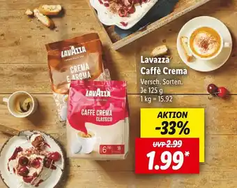 Lidl Lavazza caffè crema Angebot