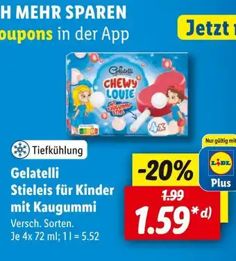 Lidl Gelatelli stieleis Angebot