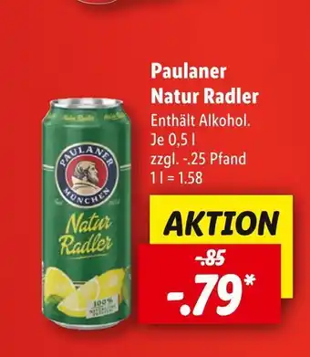 Lidl Paulaner natur radler Angebot