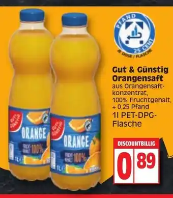 Edeka Orangensaft 1L Angebot