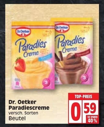Edeka Dr. Oetker Paradies Creme Angebot