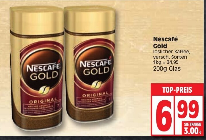 Alle Nescafe gold Angebote - Entdecken Sie das günstigste Nescafe gold ...