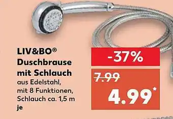 Kaufland Liv&bo Duschbrause Mit Schlauch Angebot