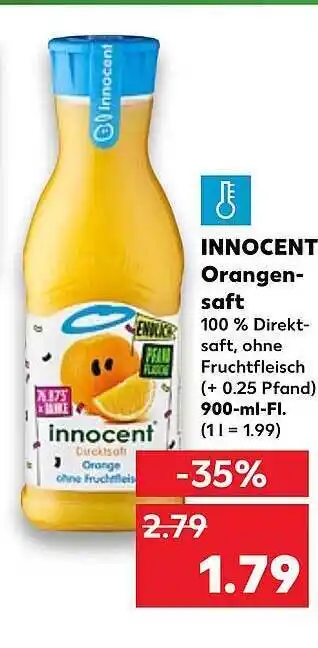 Kaufland Innocent Orangensaft Angebot