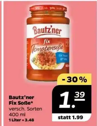 NETTO Bautz'ner Fix Soße Angebot