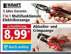 Norma Kraft 7 In 1 Mutifunktionale Elektrikerzange Angebot