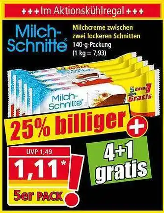 Norma Milchschnitte Angebot