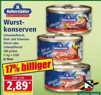 Norma Halberstädter Wurstkonserven Angebot