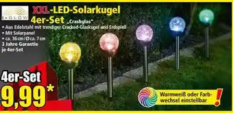 Norma Xxl-led-solarkugel 4er-set Angebot