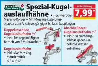 Norma Powertec Garden Spezial-kugel-auslaufhähne Angebot