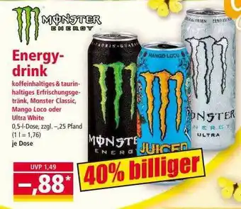 Norma Energy Drink Monster Angebot