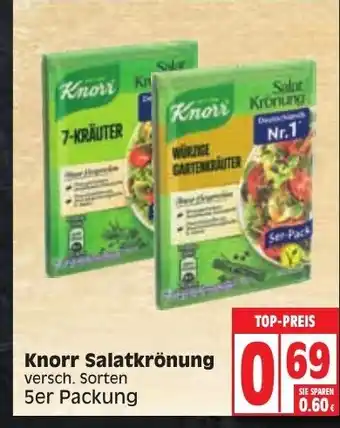 Edeka Knorr Salatkronung Angebot