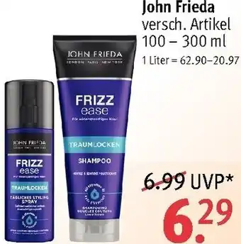 Rossmann John Frieda 100-300ml Angebot