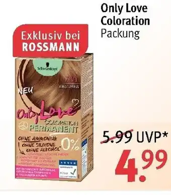 Rossmann Only Love Coloration Angebot