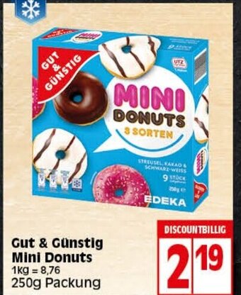 Elli Markt Gut & Gunstig Mini Donuts 250g Angebot