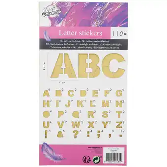 Action Craft Universe Buchstaben Sticker Angebot