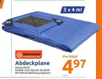 Action Werckmann Abdeckplane 3*4m Angebot