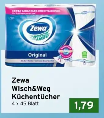 CAP Markt Zewa Wisch&Weg Kuchentucher 4 Rollen Angebot