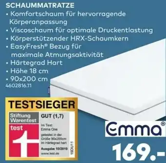 porta Emma Schaummatratze Angebot