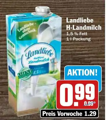 AEZ Landliebe H-Landmilch 1L Angebot