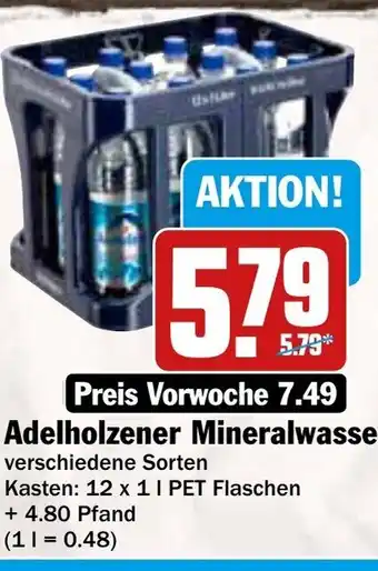 AEZ Adelholzener Mineralwasser 12*1L Angebot