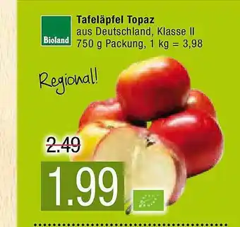 Marktkauf Tafeläpfel Topaz Angebot